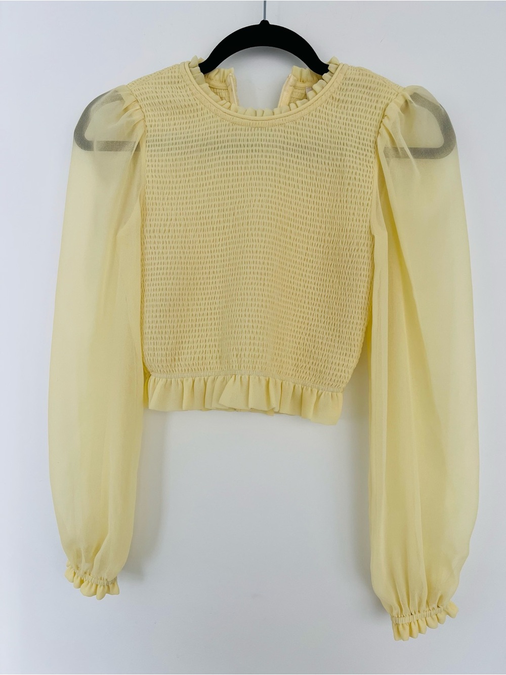 Aritzia Wilfred Yellow Blouse